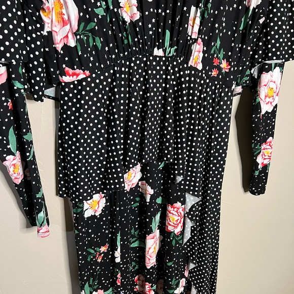 ASOS Mixed Print Deconstructed Tea Dress in Size 10 - Picture 3 of 8